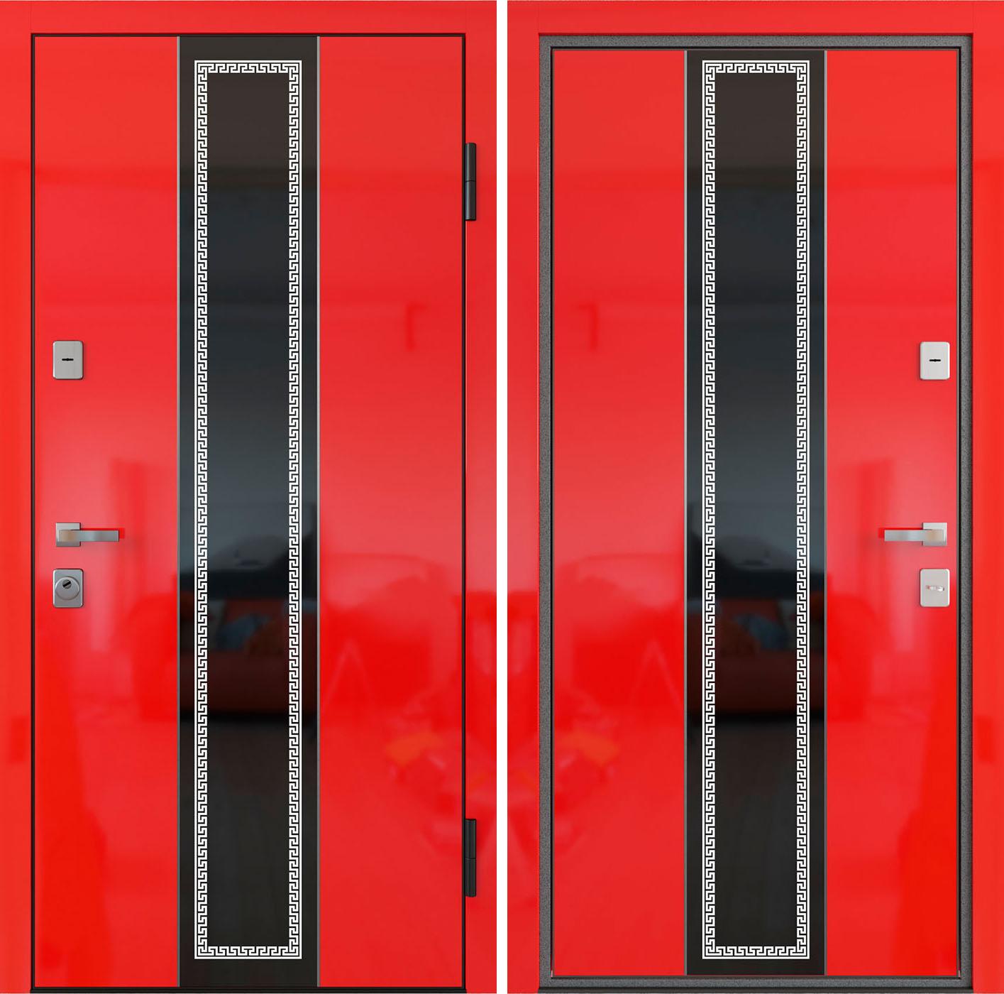 Алюминиевая дверь Lummix Premium Red